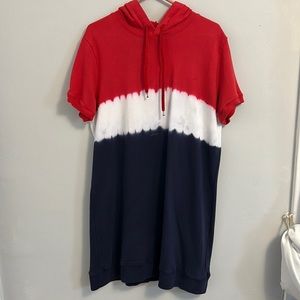 Ralph Lauren Hooded T-Shirt Dress NWOT